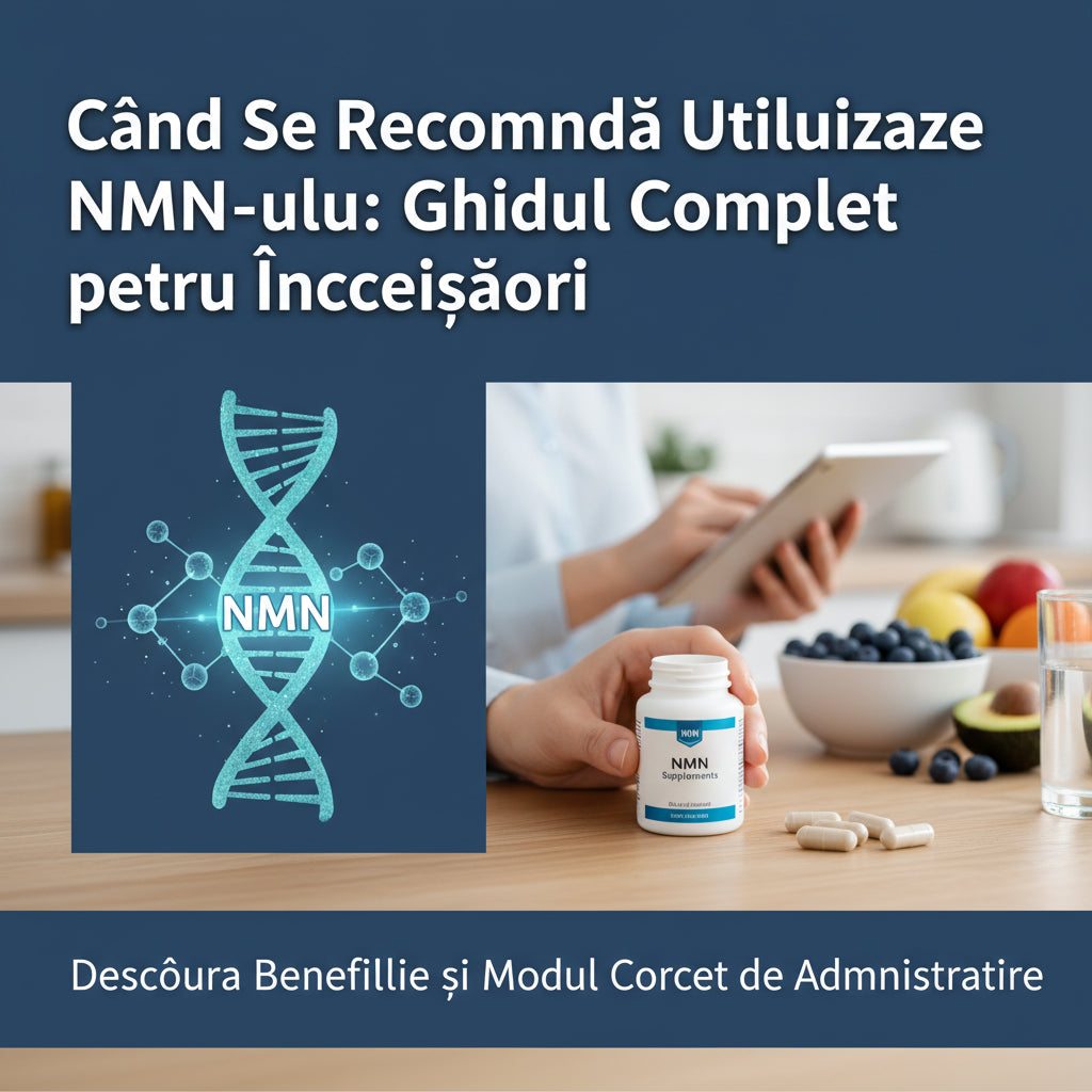 Când Se Recomandă Utilizarea NMN-ului: Ghidul Complet pentru Începători
