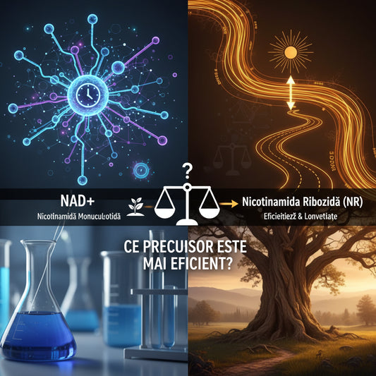 NAD+ sau Nicotinamida Ribozidă (NR): Ce Precursor Este Mai Eficient pentru Longevitate?