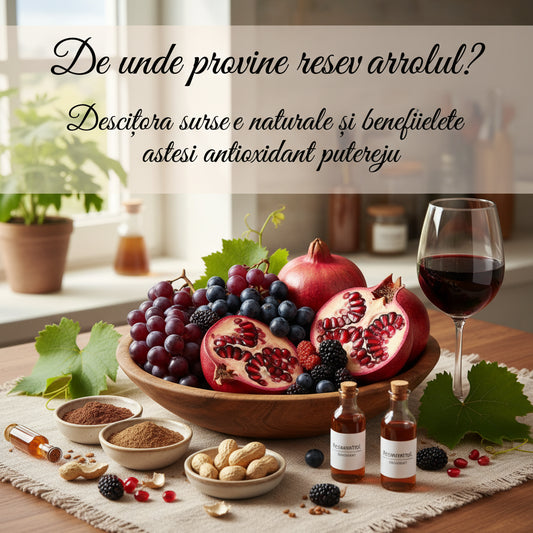 De unde provine resveratrolul? Descoperă sursele naturale și beneficiile acestui antioxidant puternic