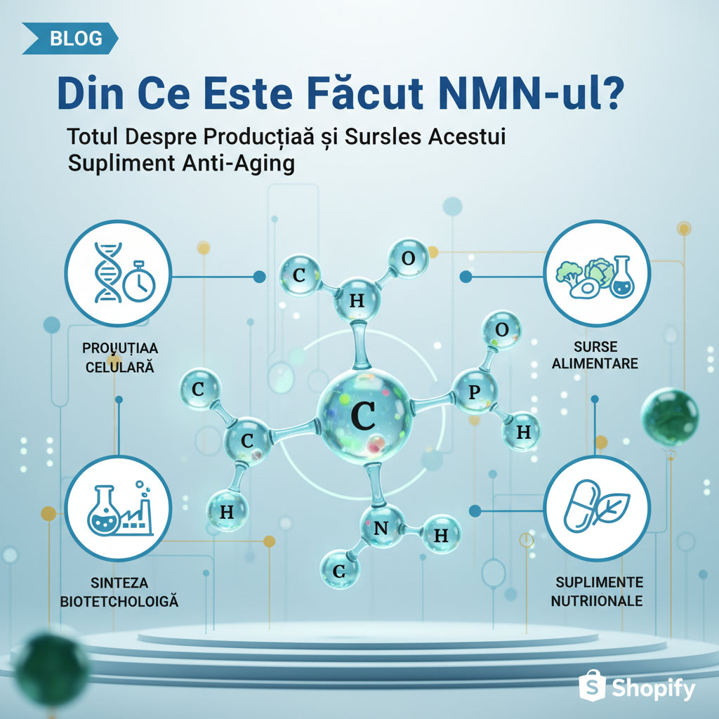 Din Ce Este Făcut NMN-ul? Totul Despre Producția și Sursele Acestui Supliment Anti-Aging