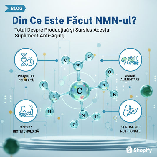 Din Ce Este Făcut NMN-ul? Totul Despre Producția și Sursele Acestui Supliment Anti-Aging