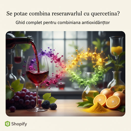 Se poate combina resveratrolul cu quercetina? Ghid complet pentru combinarea antioxidanților