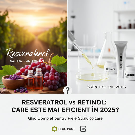 Resveratrol vs Retinol pentru Piele: Care Este Mai Eficient în 2025?