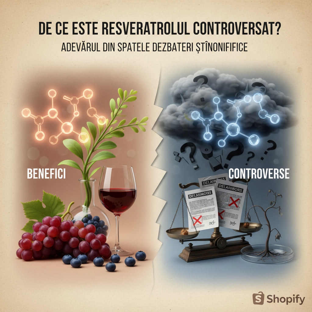 De Ce Este Resveratrolul Controversat? Adevărul din Spatele Dezbaterii Științifice