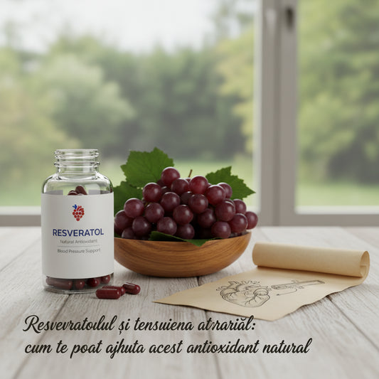 Resveratrolul și tensiunea arterială: cum te poate ajuta acest antioxidant natural