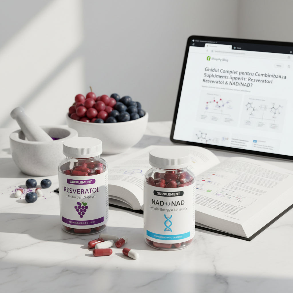 Poți lua Resveratrol împreună cu NAD/NAD+? Ghidul Complet pentru Combinarea Suplimentelor