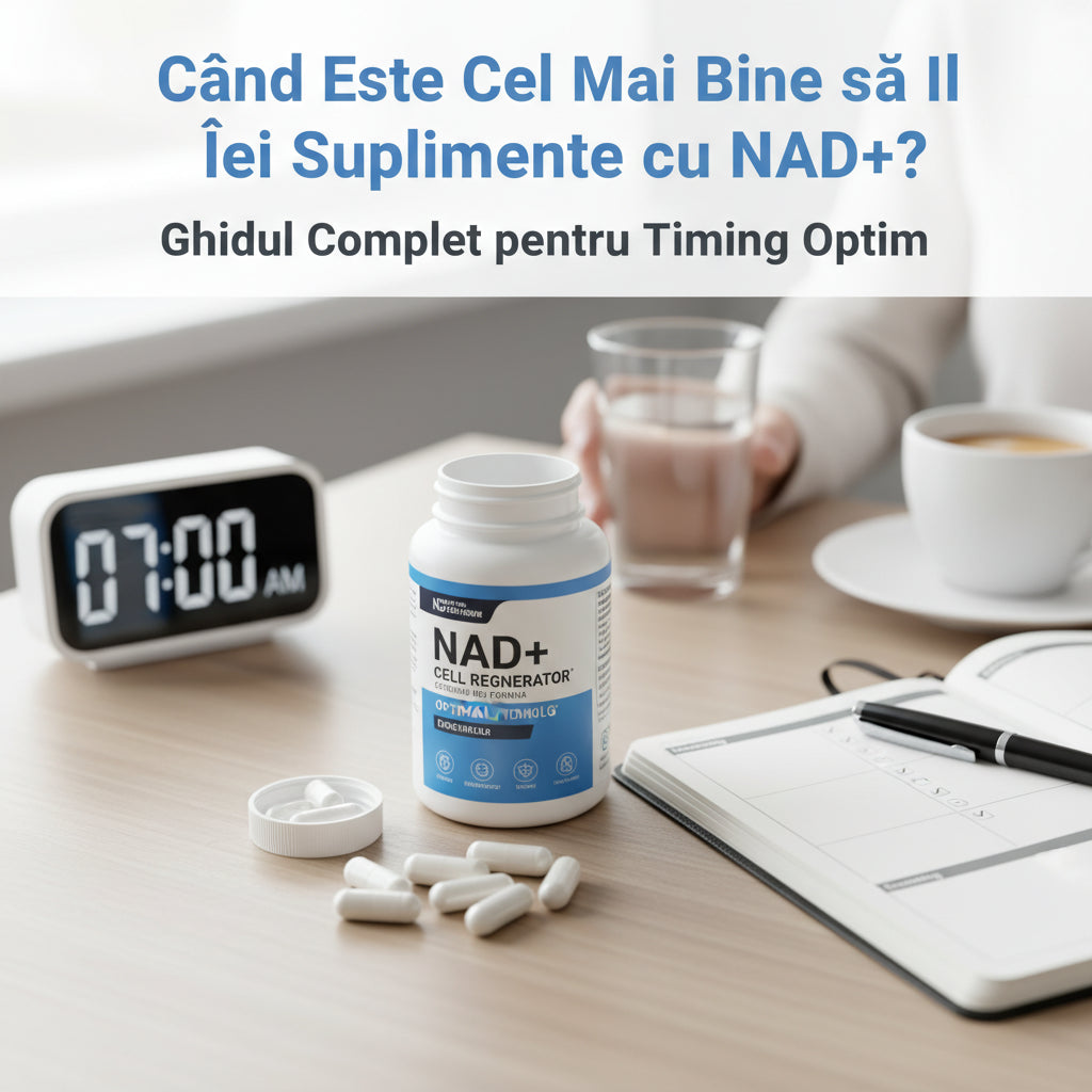 Când Este Cel Mai Bine să Iei Suplimente cu NAD+? Ghidul Complet pentru Timing Optim