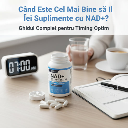 Când Este Cel Mai Bine să Iei Suplimente cu NAD+? Ghidul Complet pentru Timing Optim