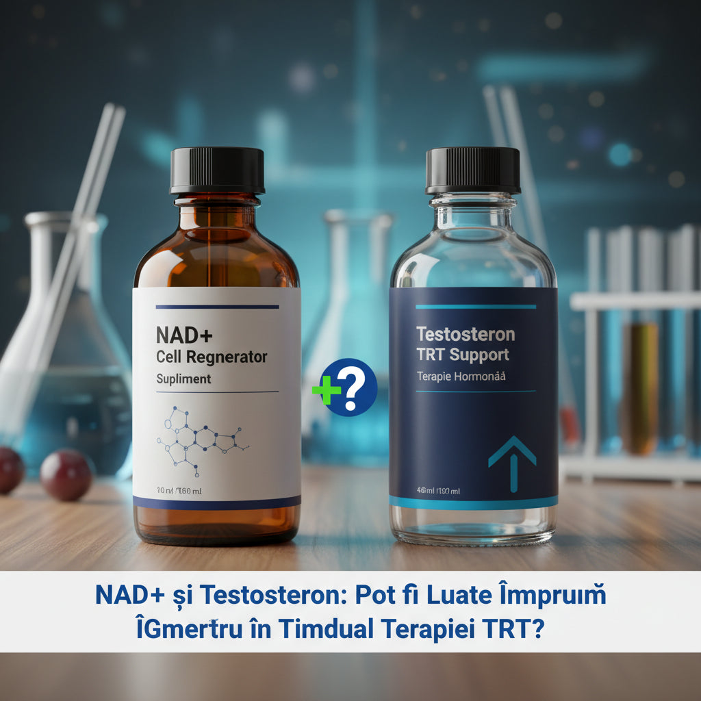 NAD+ și Testosteron: Pot fi Luate Împreună în Timpul Terapiei TRT?