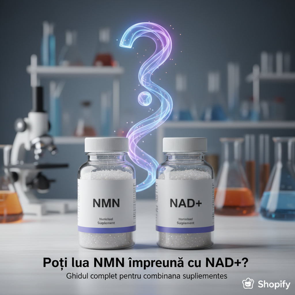Poți lua NMN împreună cu NAD+? Ghidul complet pentru combinarea suplimentelor