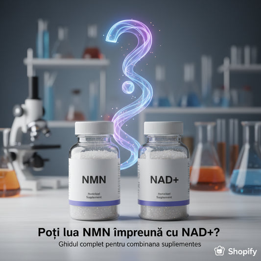 Poți lua NMN împreună cu NAD+? Ghidul complet pentru combinarea suplimentelor