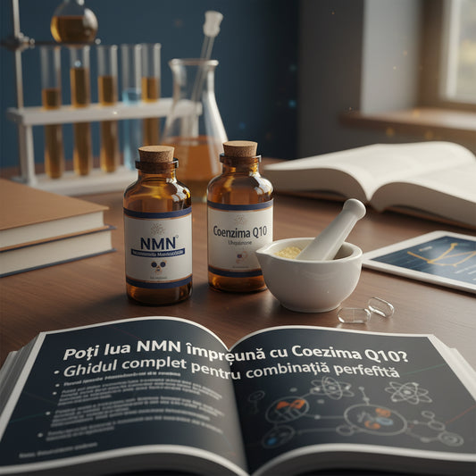 Poți lua NMN împreună cu Coenzima Q10? Ghidul complet pentru combinația perfectă