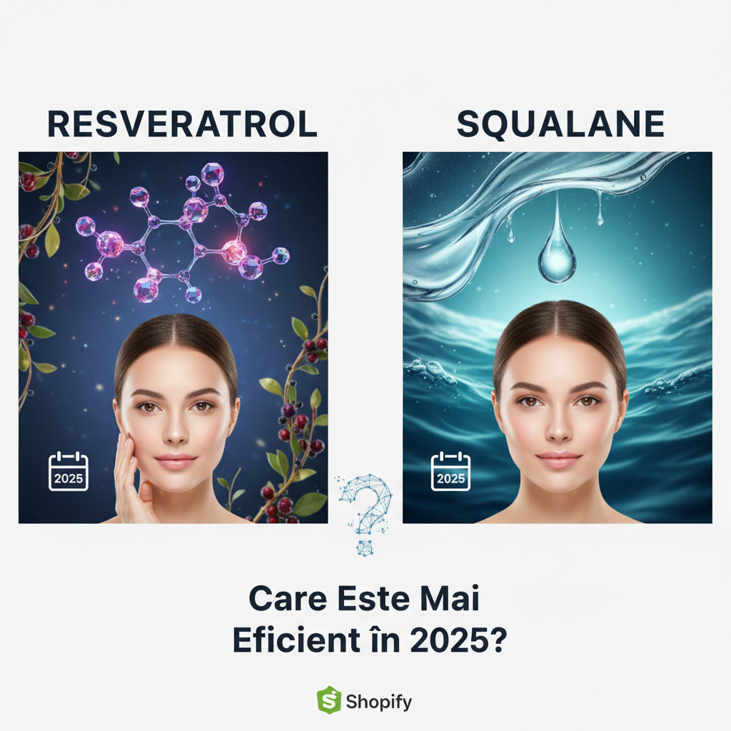 Resveratrol vs Squalane pentru Piele: Care Este Mai Eficient în 2025?