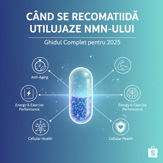Când se Recomandă Utilizarea NMN-ului: Ghidul Complet pentru 2025