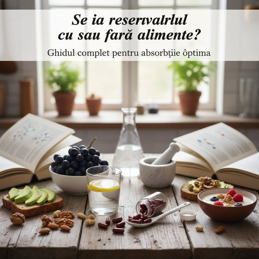 Se ia resveratrolul cu sau fără alimente? Ghidul complet pentru absorbție optimă