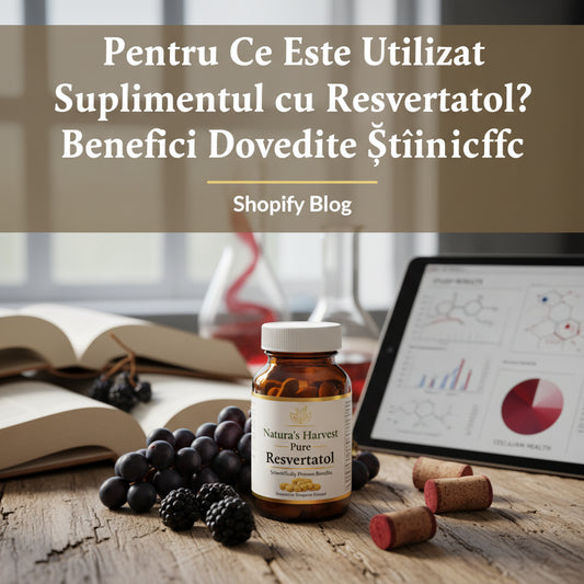 Pentru Ce Este Utilizat Suplimentul cu Resveratrol? Beneficii Dovedite Științific