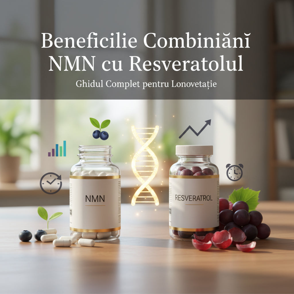 Beneficiile Combinării NMN cu Resveratrolul: Ghidul Complet pentru Longevitate