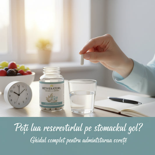 Poți lua resveratrolul pe stomacul gol? Ghidul complet pentru administrarea corectă