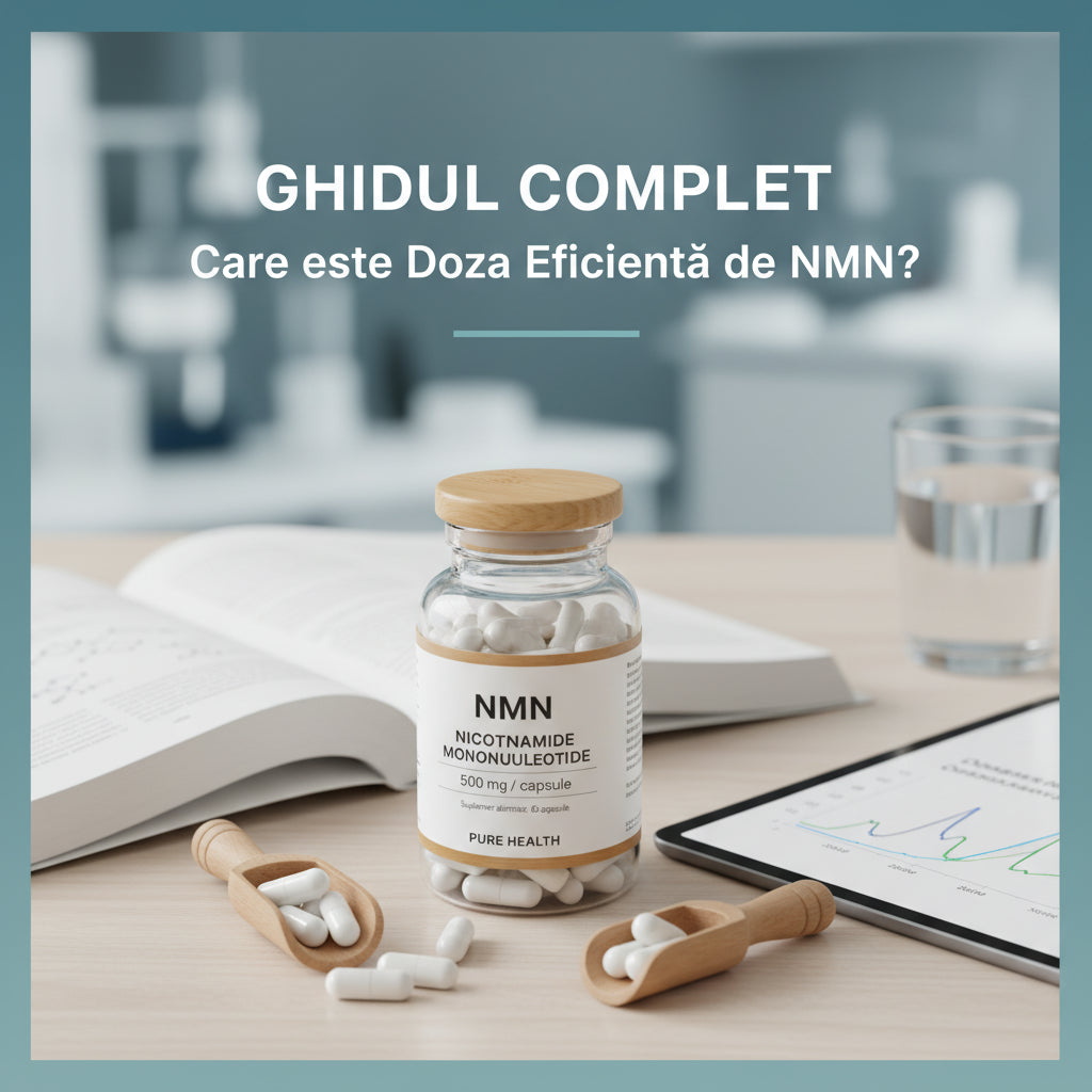 Care este Doza Eficientă de NMN? Ghidul Complet pentru Suplimentarea Optimă