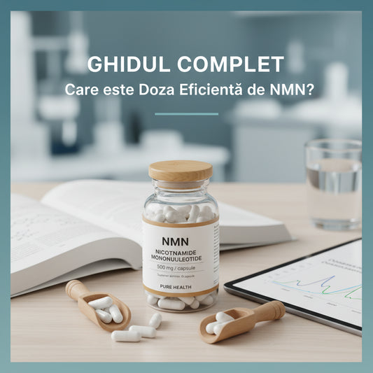 Care este Doza Eficientă de NMN? Ghidul Complet pentru Suplimentarea Optimă