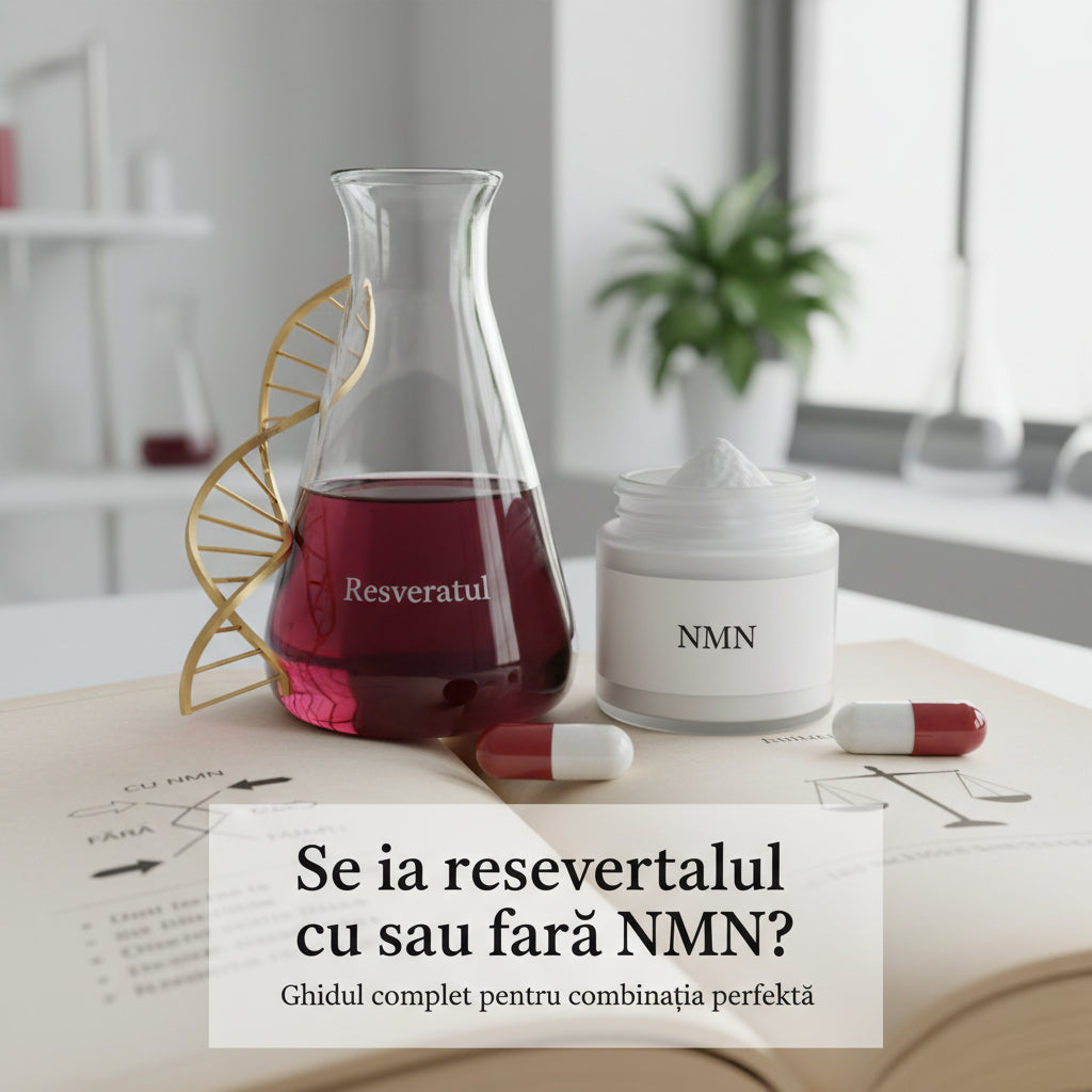 Se ia resveratrolul cu sau fără NMN? Ghidul complet pentru combinația perfectă