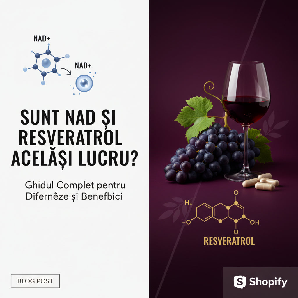 Sunt NAD și Resveratrol Același Lucru? Ghidul Complet pentru Diferențe și Beneficii