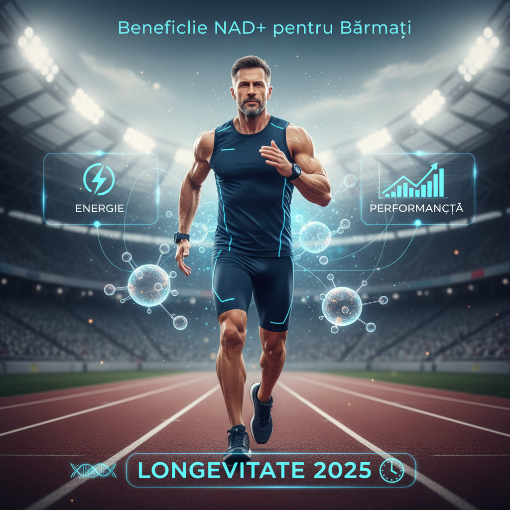 Beneficiile NAD+ pentru Bărbați: Energie, Performanță și Longevitate în 2025