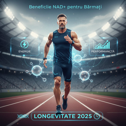 Beneficiile NAD+ pentru Bărbați: Energie, Performanță și Longevitate în 2025