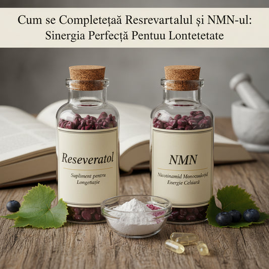 Cum se Completează Resveratrolul și NMN-ul: Sinergia Perfect pentru Longevitate