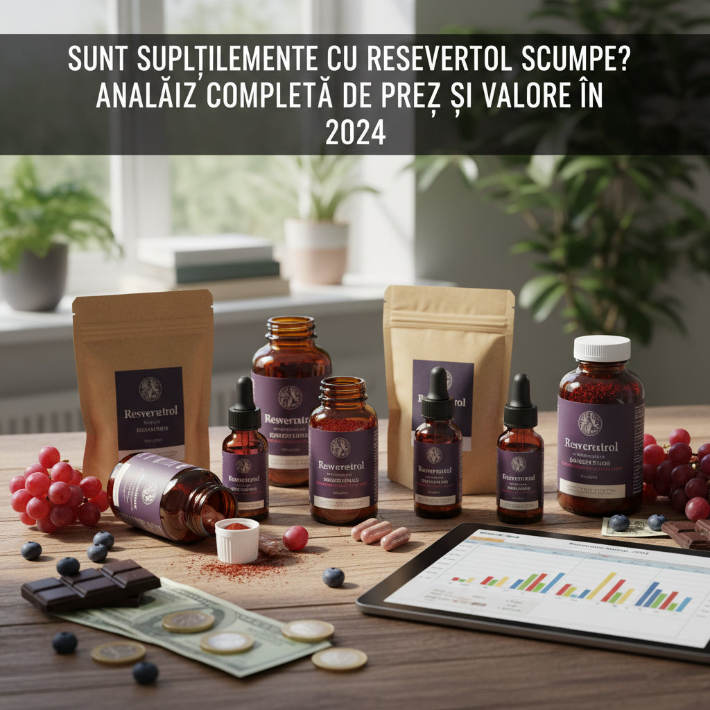 Sunt Suplimentele cu Resveratrol Scumpe? Analiză Completă de Preț și Valoare în 2024