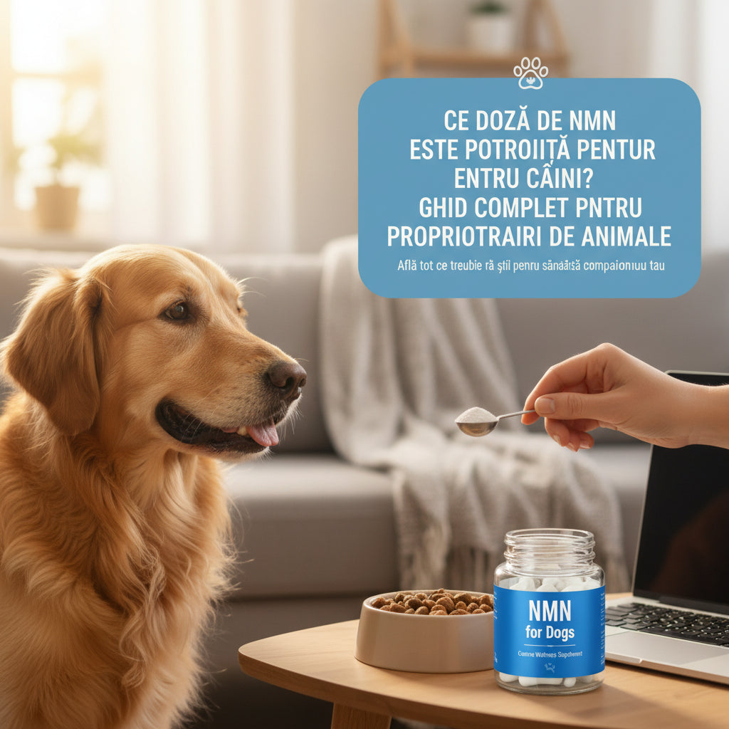 Ce Doză de NMN Este Potrivită pentru Câini? Ghid Complet pentru Proprietarii de Animale