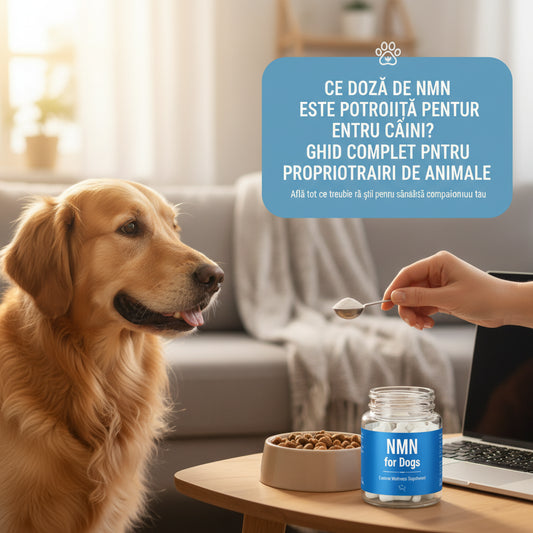 Ce Doză de NMN Este Potrivită pentru Câini? Ghid Complet pentru Proprietarii de Animale