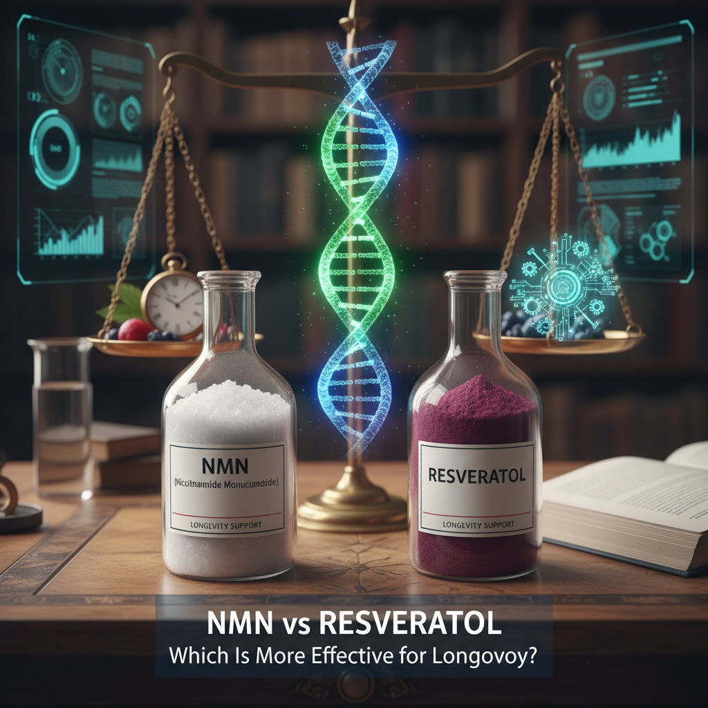 NMN vs Resveratrol: Care Este Mai Eficient Pentru Longevitate?