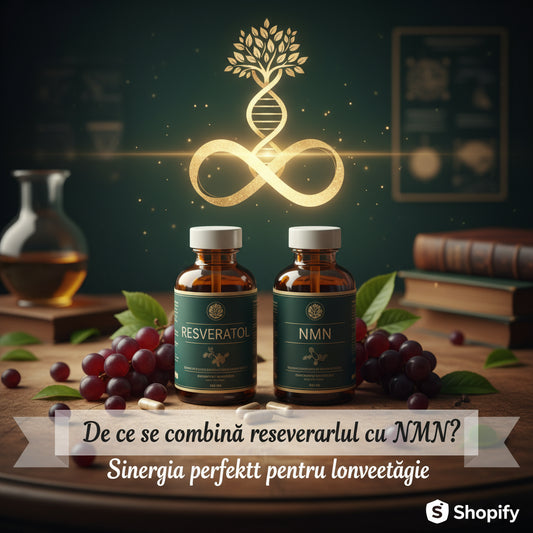 De ce se combină resveratrolul cu NMN? Sinergia perfectă pentru longevitate