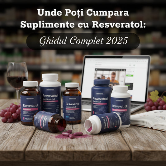 Unde Poți Cumpăra Suplimente cu Resveratrol: Ghidul Complet 2025
