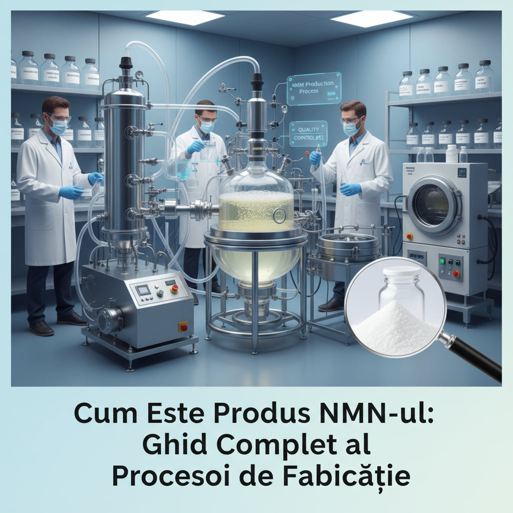 Cum Este Produs NMN-ul: Ghidul Complet al Procesului de Fabricație