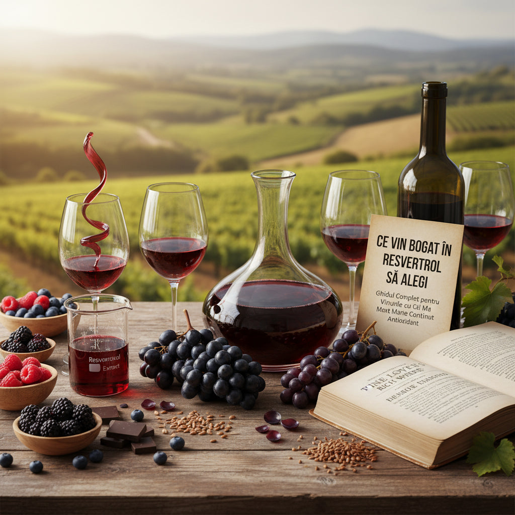 Ce Vin Bogat în Resveratrol Să Alegi: Ghidul Complet pentru Vinurile cu Cel Mai Mare Conținut Antioxidant