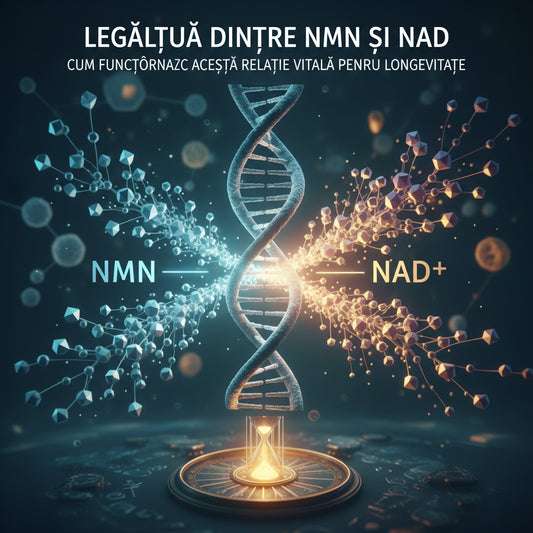 Legătura dintre NMN și NAD: Cum Funcționează Această Relație Vitală pentru Longevitate