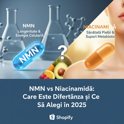 NMN vs Niacinamidă: Care Este Diferența și Ce Să Alegi în 2025?