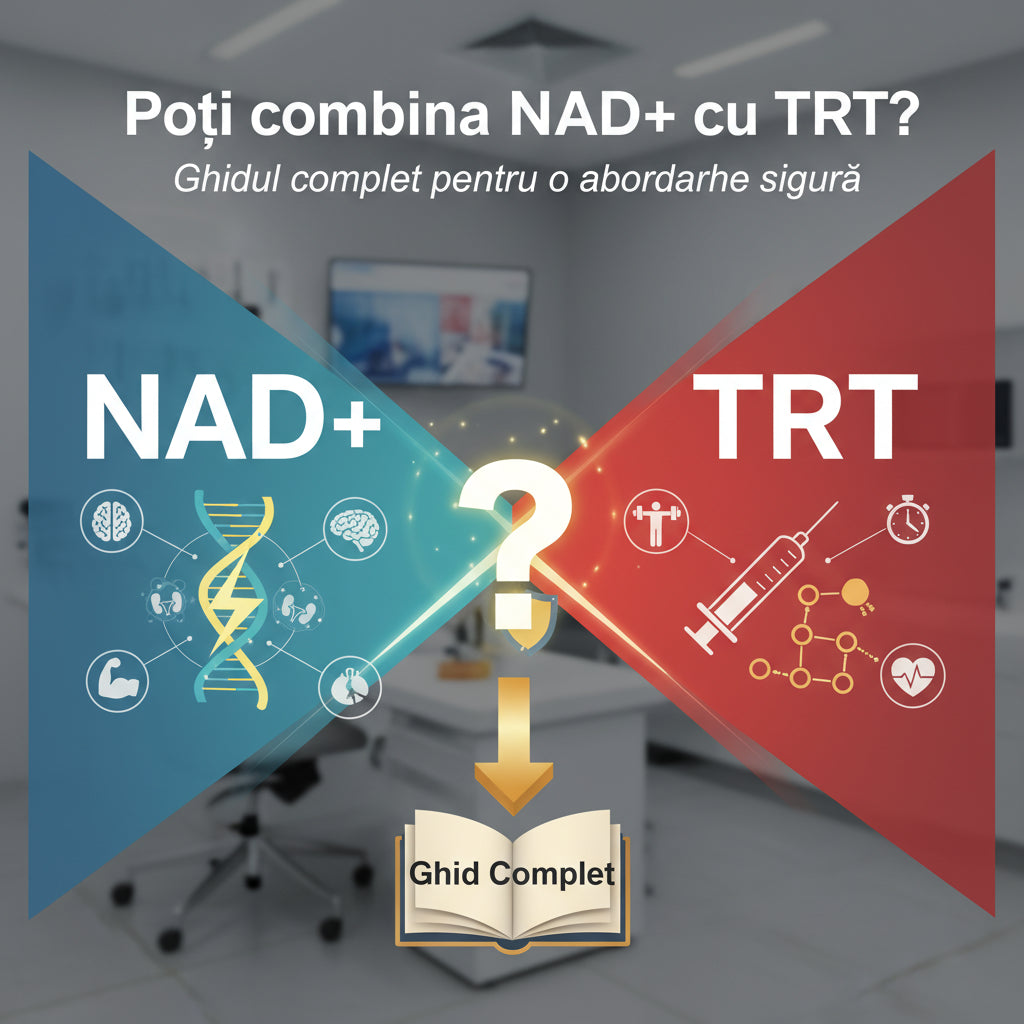 Poți combina NAD+ cu TRT? Ghidul complet pentru o abordare sigură