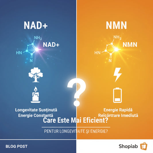 NAD+ vs NMN: Care Este Mai Eficient pentru Longevitate și Energie?