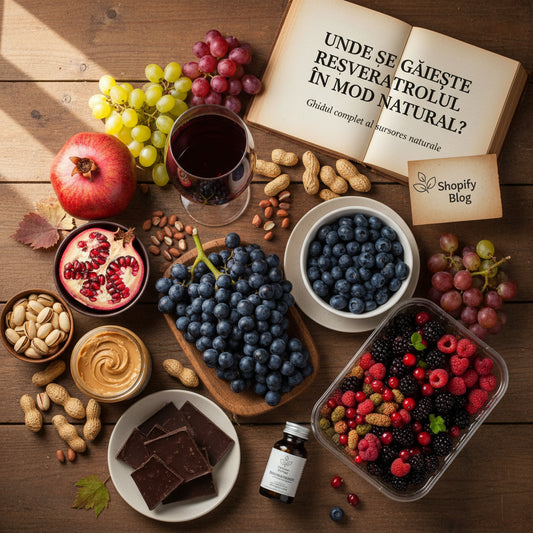 Unde se găsește resveratrolul în mod natural? Ghidul complet al surselor naturale