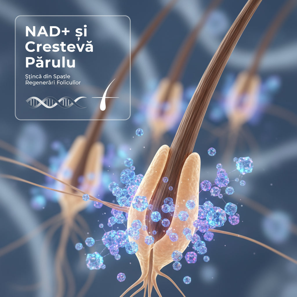 NAD+ și Creșterea Părului: Știința din Spatele Regenerării Foliculilor