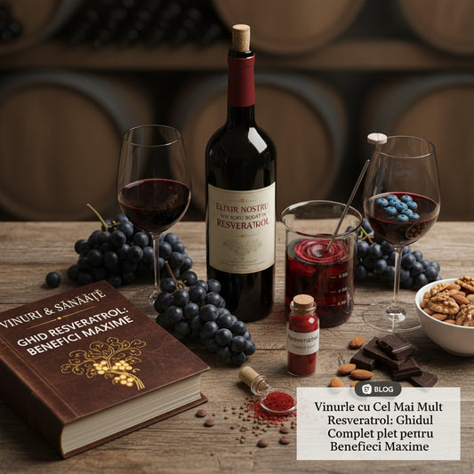 Vinurile cu Cel Mai Mult Resveratrol: Ghidul Complet pentru Beneficii Maxime