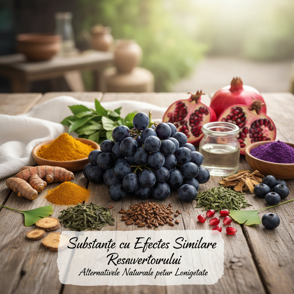 Substanțe cu Efecte Similare Resveratrolului: Alternativele Naturale pentru Longevitate