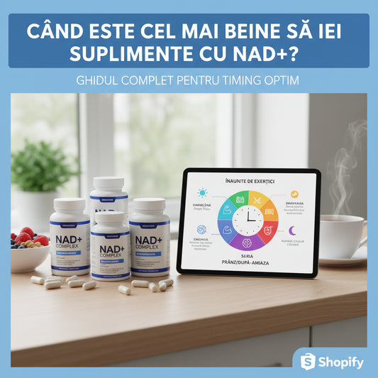 Când Este Cel Mai Bine Să Iei Suplimente cu NAD+? Ghidul Complet pentru Timing Optim