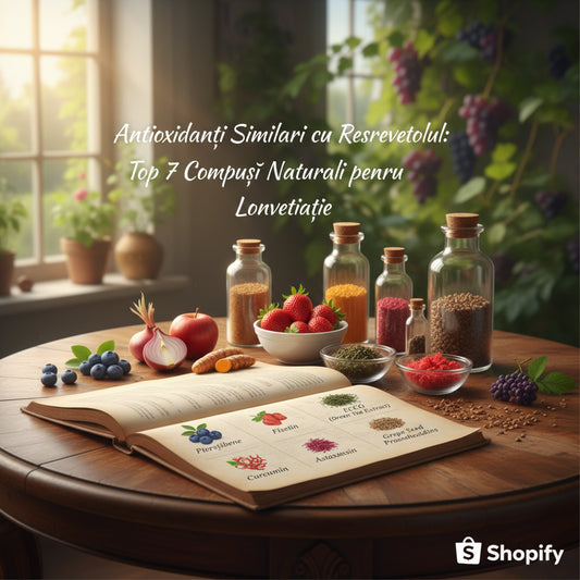 Antioxidanți Similari cu Resveratrolul: Top 7 Compuși Naturali pentru Longevitate