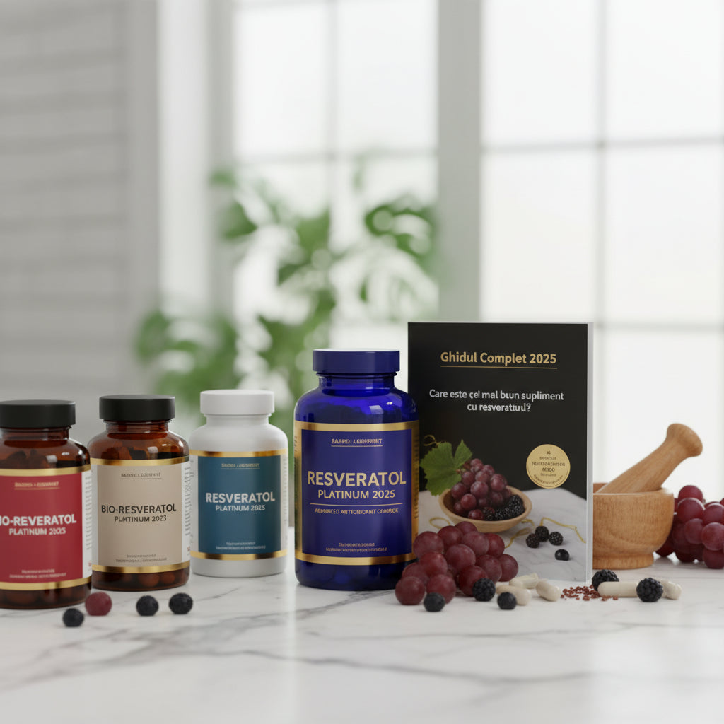 Care este cel mai bun supliment cu resveratrol? Ghidul complet 2025