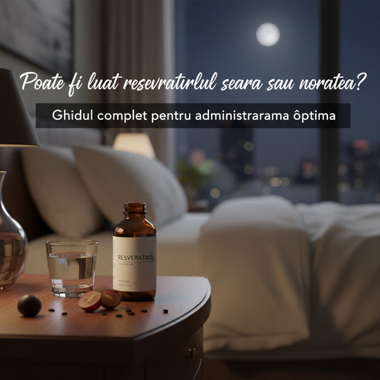 Poate fi luat resveratrolul seara sau noaptea? Ghidul complet pentru administrarea optimă