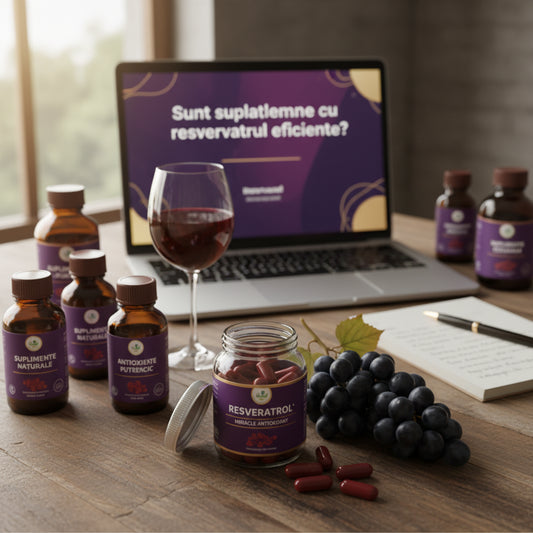 Sunt suplimentele cu resveratrol eficiente? Adevărul despre acest antioxidant miraculos